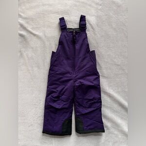 Arctix Toddler Snow Bib Overalls Purple Size 2T